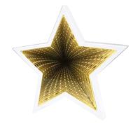 Led Lighting Sensory Mirror, Mirror Tunnel Lamp LED Star Shape Tunnel Light 3D Visual Light for Party, Lamp