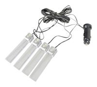 LED Lights for Car Interior - Car Pedal Lights 2 Colors | 4 in 1 Auto Ambient Lighting RGB Inside Car Light for Automotive Interior Dashboard