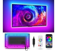 LED Lights for TV, 5m LED Lights for 50-75 Inch TV, RGB TV Backlight Behind, Strip Lights USB Powered for Bedroom Home Decor (5m for 55-75 TV)
