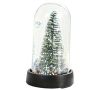 LED Lights - Santa Elk Tree Warm Lighting Holiday Table Decorations Safe Energy Saving Design Festive Ambiance Booster for Office Table Shelf