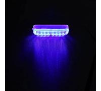 LED Lights | Solar Powered LED Traffic Advisor Warning Light Bar,High Visibility Safety Warning Mini Grille Light for Motorcycle, Truck, Electric Car, Car