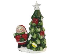 LED Lightup Christmas Ornament Snowman By Christmas Tree Mini Festive Xmas Scene