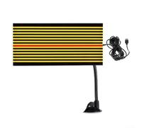 LED Line Board for Accurate Car Dent Detection Flexible Design for Convenient Use (Black Yellow)