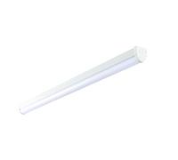 LED Linear Batten Light Fitting - 4ft 120cm LED Batten - Energy Saving - Instant Start-Up - Flicker Free - 3 Way Fast Fix Terminal Block - Cool White 4000K - 3000 Lumens - IP20 Indoor Ceiling Light