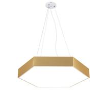 Led Linear Pendant Light Fixtures Hexagon Shape Design Lamp Shade Super Bright Energy Saving Ceiling Lights Suspension Light Adjustable Hanging Chandelier Restaurant Office Commercial Lighting
