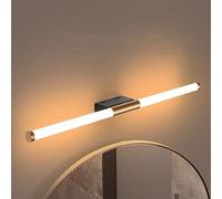 LED Linear Vanity Light d Black Bathroom Light Fixtures with Acrylic Shade, 19"/23"/27" Modern Bathroom Wall Lamp for Mirror Kitchen Living Room Hallway Cabinet Porch. 12W/14W/16W