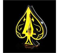 Led Liquor Bottle Display Shelf, 7-Color Glowing Wine Bottle Display, Ace of Spades Champagne Presenter, Champagne Bottle Display Stand for Bar/Hotel/Nightclub,A