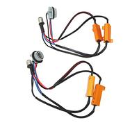 LED Load Resistor 50W 12V | 2 Pack Module for LED Headlights/Turn Signals | Eliminates Hyper Flash & Error Codes | Easy Plug and Play Installation