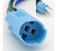 LED Locking 16mm Metal Push Button Switch 3V 5V 12V 24V 48V 110V 220V 1Pcs(Switch socket,24V)