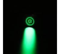 LED Locking 16mm Metal Push Button Switch Maintained Metal Switch Latching Push Button 3V 5V 12V 24V 48V 110V 220V 1pcs(Green,3V)