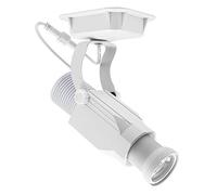 LED Logo GOBO Projector with Manual Zoom DJ Effect Light Including Free Custom Glass GOBO to Project Image for Hotel Company Store Wedding Advertising Indoor Use(White) 3 Years Warranty