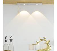 LED Long Kitchen Wall Light with Motion Sensor 3000K/4000K/6000K Dimmable Wall Sconce USB Rechargeable Acrylic Aluminium for Bedroom Living Room Corridor