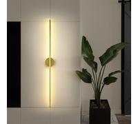 LED Long Strip Indoor Aluminum Wall Mounted Light Modern Nordic Style 3000K/4500K/6000K Wall Sconce Minimalist Background Decoration for Bedroom Mirror Stairs