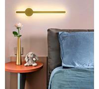 LED Long Strip Wall Lights Indoor Temperatura de 3 Colores Wall Sconces 3000K/4000K/6000K Modern Aluminium Acrylic Wall Lights Bedroom Living Room Corridor
