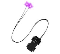 LED Luminous Eyes | 1 x Glow Eye Accessories with Timer | Scary Halloween Decorations Pumpkins, Skeletons and Tombstones for Indoor and Outdoor Use