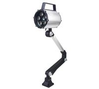 LED Machine Light, Aluminum Alloy, Flexible Neck, Waterproof, Explosion-Proof for CNC, Lathe, Drilling, Universal Voltage 110-220V, 120 Lm/W High Brightness