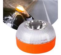 LED Magnetic Emergency Warning Light, 2 in 1 Wireless Led Beacon Lights, 360° Safety Beacon Lights, Waterproof Emergency Strobe Lights, V16 Emergency Warning Light for Car & Truck (Battery)