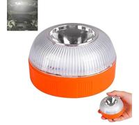 LED Magnetic Emergency Warning Light, V16 Emergency Warning Light for Car & Truck - Magnetic Base, Rechargeable Vehicle Emergency Flashing Warnings for Car Motorcycle Breakdown Camping (1pc)