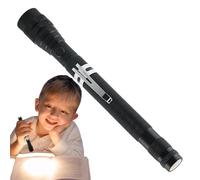 LED Magnetic Retractable Flashlight, Telescopic Torch with Magnet,LED Magnetic Pickup Tool | 360 Swivel Cool Gadget, Multifunction Light Outdoor for Men
