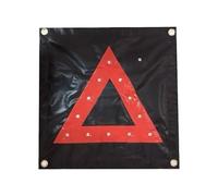 LED Magnetic Traffic Arrow Sign, 17.7 X 17.7" Arrow Banner Directional Traffic Guide Light, Flashing Warning Sign, For Construction, Fire Or Rescue, Highway And Law Enforcement