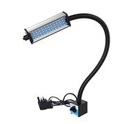 Led Magnetic Work Light, 44 LEDs Waterproof Magnetic Work Light IP66 Waterproof 800 Lumen Flexible Gooseneck Floodlight for Industrial Lathe Machine Workbench