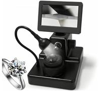 LED Magnifying Viewer for Accurate Diamond Girdle and Inscription Identification