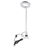 ZJchao Beauty Lamp Makeup Tattoo LED Lamp, USB Salon Desktop Light with Clip, Cold and Warm Light, Portable Permanent Makeup Beauty Table Lamp, for Microblading Eyebrow/Eyeliner