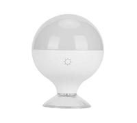 LED Makeup Light Bulb Adjustable Dimmable Rechargeable Mirror Light for Makeup Artists and Beauty Enthusiasts White Diameter 2.4in (White)