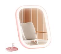 LED Makeup Mirror - 3-Color Touch Control Lighted Vanity Mirror, Portable Travel Cosmetic Tool, Compact Design | Girlfriend Daughter Girls Birthday Valentine Party, Pocket Bag, School Desk, Vanity,