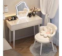 LED Makeup Vanity Table with Mirror Ready Assembled Dressing Table for Bedroom & Study 3 Lighting Modes Perfect Makeup Station for Beauty Lovers