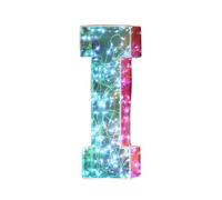 LED Marquee Letter Lights Light Up Letters Glitter Alphabet Letter Sign Battery Powered for Night Light Birthday Party Wedding Girls Gifts Home Bar Christmas Decoration with USB