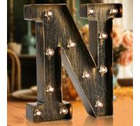 LED Marquee Letter Lights, Light Up Letters Glitter Alphabet Letter Sign Battery Powered for Night Light Birthday Party Wedding Girls Gifts Home Bar Christmas Decoration