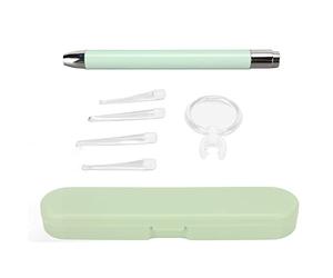 LED Medical Diagnostic Ear Light Pen Set, Ear Checking Penlight with 4 Ear Spoon Heads, Ear Wax Removal Kit with Led Lights and Magnifying Glass, Ear Wax Removal Tool Ear Cleaning Tool for Kids Adults