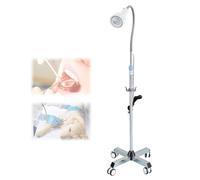 LED Medical Exam Light, 360° Rotation Floor Stand Type Examination Lamp, Surgical Examination Lights Mobile Pet Lamps, Adjustable Height, for Gynecology, Otolaryngology, Dentistry
