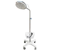LED Medical Examination Lamp Light with Storage Basket, Adjustable Shadowless Surgical Light with Universal Wheels, for Surgery, Gynecology
