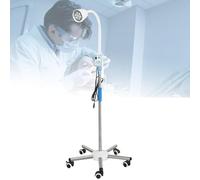 LED Medical Examination Lamp Mobile Type Floor Standing Dental Surgical Lamp ENT Surgery Gynecology Exam Lamp, 360° Rotation Height Adjustable Examination Auxiliary Lamp