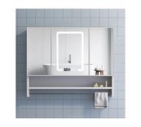 LED Medicine Cabinet with Mirror, Wall-Mounted Bathroom Storage, Over-The-Toilet Organizer, Bathroom Vanity with Towel Holder, Stylish & Functional Bathroom Furniture