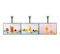 LED Menu Board - Digital Menu Board for Restaurants and Food Trucks, Wall Mounted Light Box, Electronic Display Screen for Menus