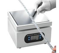 LED Microcomputer Electric Heating Plate Preheating Station 500W Welder Hot Plate Rework Heater Lab Plate Heating Temperature Range: 0-400 ° C A