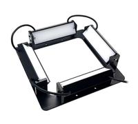 LED Microscope Light Source, Adjustable Brightness/Angle, Bar Illuminator Lamp with M3 Threaded Fixing for Stereo Microscope and Industrial Video Applications