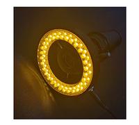 LED Microscope Ring Light Source 60mm Inner Diameter Lamp fit for Cell Phone Repair Machine Vision Equipment CCD Industrial (Color : Yellow)