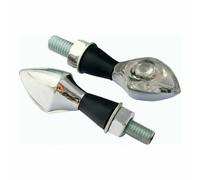 Bike It LED Boggle Indicators With Chrome Body And Clear Lens