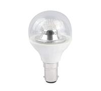 LED Miniglobe RND45 4W SBC Clear Cool White Bell