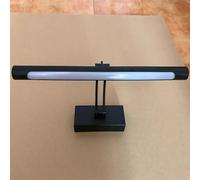 LED Mirror Front Wall Lamp Minimalist Bathroom Anti Fog Stainless Steel Decorative Corridor Cabinet Sconce(70cm,Tricolor_Black)