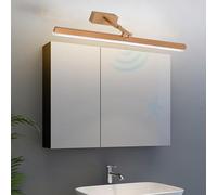 LED Mirror Front Wall Light Indoor Waterproof Wall Sconce with Motion Sensor Wall Lamp 180° Rotation Wall Lighting Modern Long Strip Aluminium for Bathroom Hallway Vanity