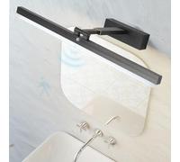 LED Mirror Front Wall Light Indoor Waterproof Wall Sconce with Motion Sensor Wall Lamp 180° Rotation Wall Lighting Modern Long Strip Aluminium for Bathroom Hallway Vanity