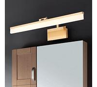 Led Mirror Light 180 ° Rotation Bathroom Light Bedroom Wall Light Waterproof Anti Fog Makeup Light for Home, Hotel/52Cm12W