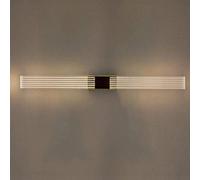 Led Mirror Light Bathroom 3000K Shaving Wall Lamp Over Mirror,Picture Light,Brass,Acrylic Mirror Front Make-Up Lighting/Black 55Cm