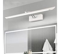 Led Mirror Light Cool White 6000K Mirror Cabinet Lamp Bathroom 180O Rotation Wall Light Aluminum Waterproof Anti Fog Makeup Light for Family, Hotel/50Cm9W