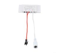 LED Mirror Light Touch Sensor Switch DC 12V 5A Single Button for Efficient Control on Glass and Acrylic Surfaces (DC Wire)